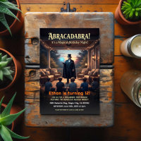 Magischer Zauberer-Geburtstagsfeier 