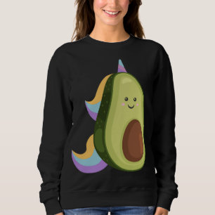 Magisches Avocado Unicorn Veganes Essen Sweatshirt