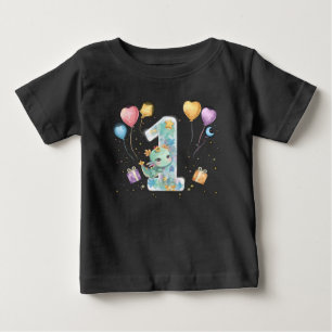 Magisches Drachenspiel Party - Baby Boy macht eins T-shirt