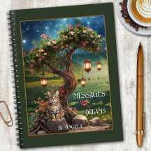 Magisches Dream Cat Night Notebook