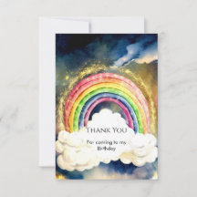 Magisches einfaches Regenbogen Geburtstag