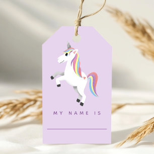 Magisches Einhorn-Adoptions-Plüschtier-Geburtstags Geschenkanhänger