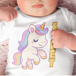 Magisches Einhorn Baby Strampler