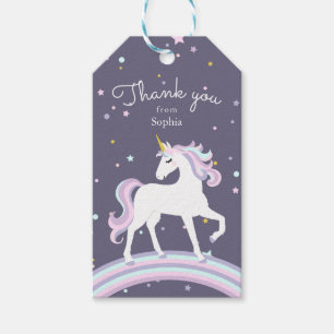 Magisches Einhorn danken Ihnen Geschenk-Umbauten Geschenkanhänger
