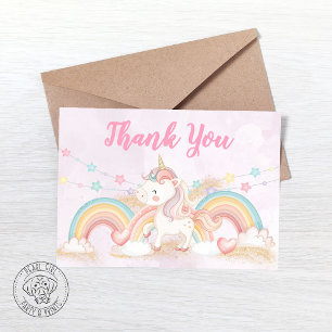 Magisches Einhorn Dankeskarte