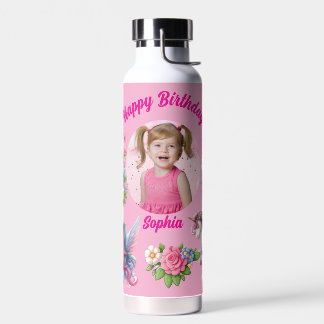 Magisches Einhorn-Foto-Birthday-Wasserflaschengesc Trinkflasche