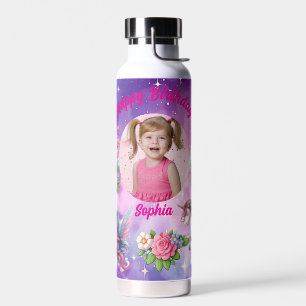 Magisches Einhorn-Foto-Birthday-Wasserflaschengesc Trinkflasche