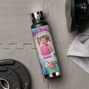 Magisches Einhorn-Foto-Birthday-Wasserflaschengesc Trinkflasche