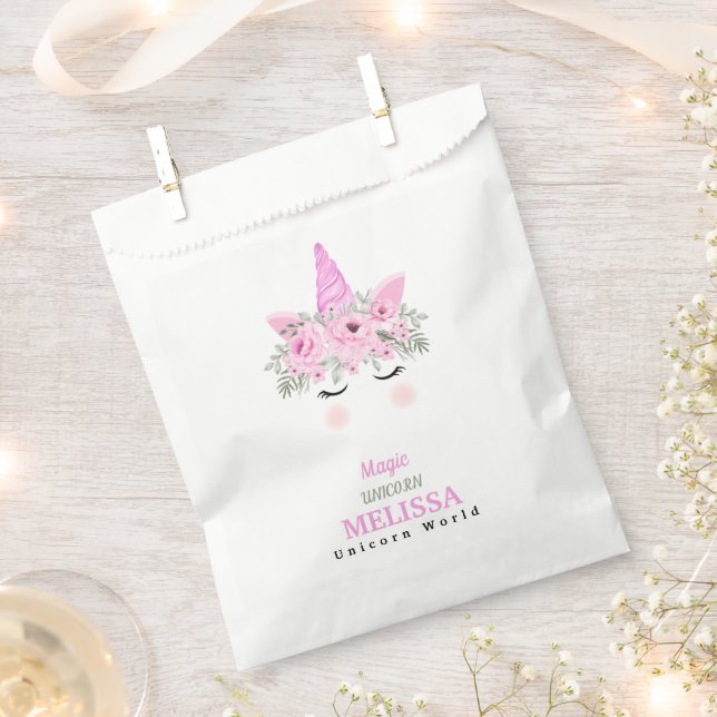 Magisches Einhorn Geschenktütchen (Ausgeschnitten)