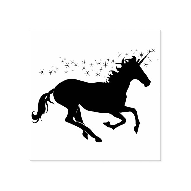 Magisches Einhorn Gummistempel (Prägung)