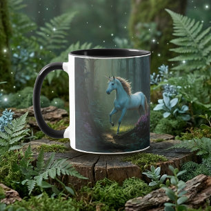 Magisches Einhorn im verzauberten Wald Tasse