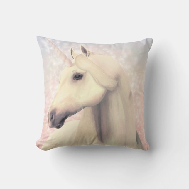 Magisches Einhorn-Kissen Kissen (Vorderseite)