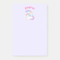 Magisches Einhorn mit Regenbogen-Shooting-Star