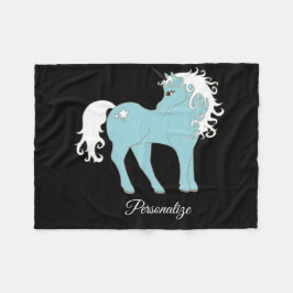 Magisches Einhorn Niedlich & Adorable mit Star Fleecedecke
