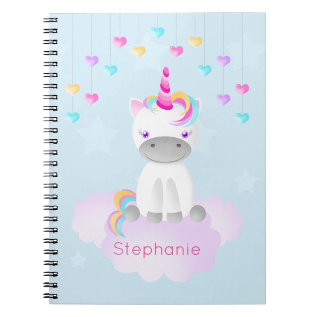 Magisches Einhorn Notizblock (Vorderseite)