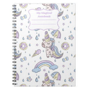 Magisches Einhorn-Notizbuch für Mädchen Notizblock