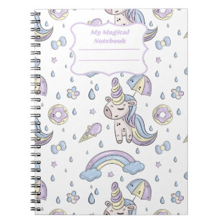 Magisches Einhorn-Notizbuch für Mädchen Notizblock