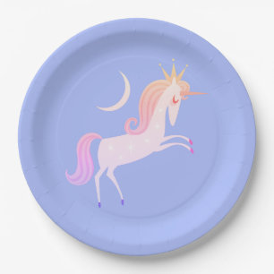 magisches Einhorn Pappteller