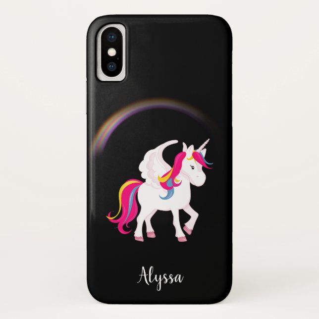 Magisches Einhorn Personalisiert Case-Mate iPhone Hülle (Rückseite)