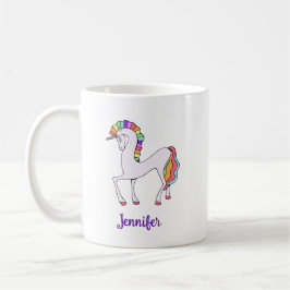 Magisches Einhorn Personalisiert Kaffeetasse