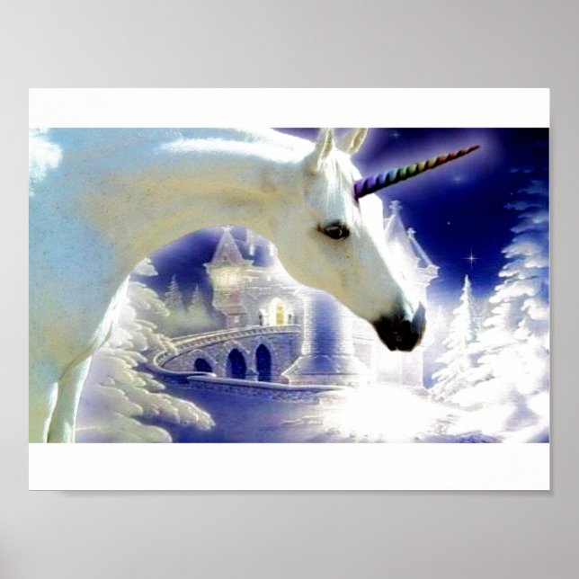 Magisches Einhorn Poster (Vorne)