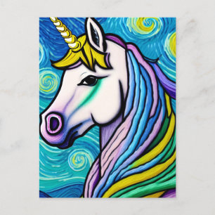 Magisches Einhorn Postkarte