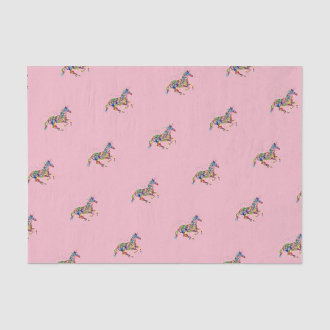 Magisches Einhorn Seidenpapier (Vorderseite)