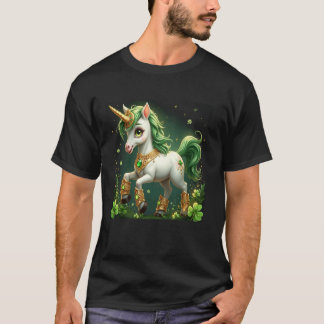 Magisches Einhorn Shamrock, Lustiges St. Paddy2019 T-Shirt