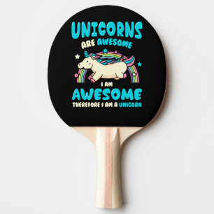 Magisches Einhorn Tischtennis Schläger