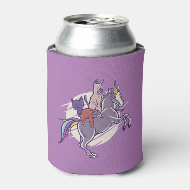 Magisches Einhorn und Freunde Dosenkühler (Kanne Vorderseite)
