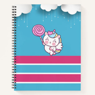 Magisches Einhorndesign Notizbuch