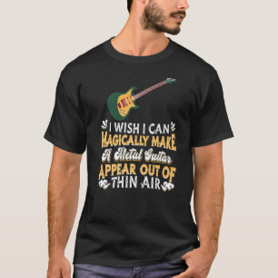 Magisches Erscheinen einer Metal-Gitarre Rock Meta T-Shirt