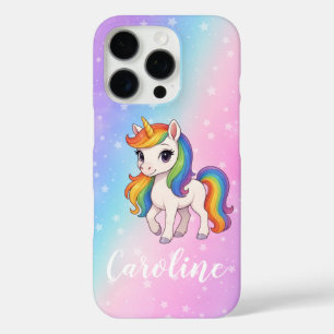 Magisches farbenfrohes Einhorn  iPhone 16 Pro Hülle