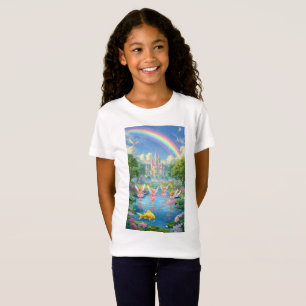 „Magisches Feenland-Abenteuer-Mädchen-T-Shirt T-Shirt