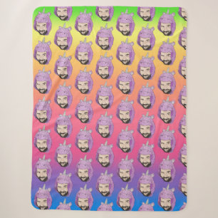 Magisches Fluffin Einhorn Sherpa Blanket, alle Grö Sherpadecke