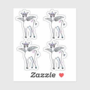 Magisches Flügeldrachen Aufkleber