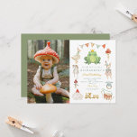 Magisches Foto verzauberter Frosch zum ersten Gebu Einladung<br><div class="desc">Magisches Foto verzauberter Frosch zum ersten Geburtstag</div>