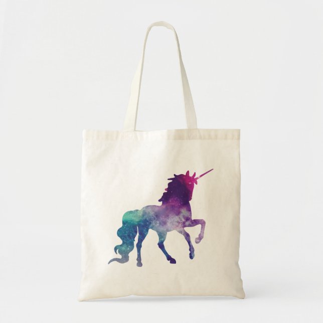Magisches Funkelnd Prancing-Einhorn Tragetasche (Vorne)