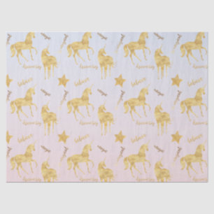 Magisches GoldEinhorn Ombre Seidenpapier