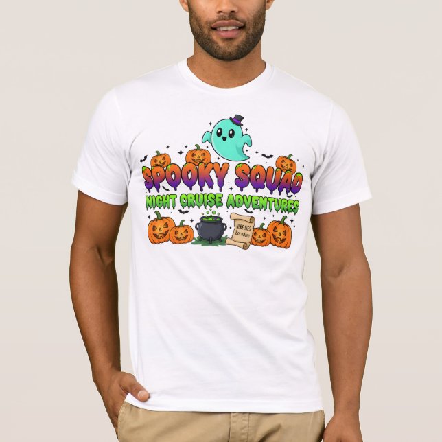 Magisches Grusel-Squad-Shirt | Halloween-Geist & K T-Shirt (Vorderseite)