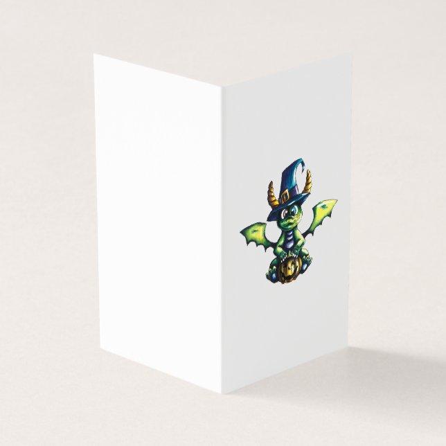 Magisches Halloween-Drachendesign (Vorderseite)