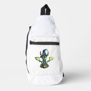 Magisches Halloween-Drachendesign Crossbody Bag