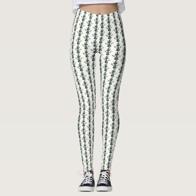 Magisches Halloween-Drachendesign Leggings (Vorderseite)