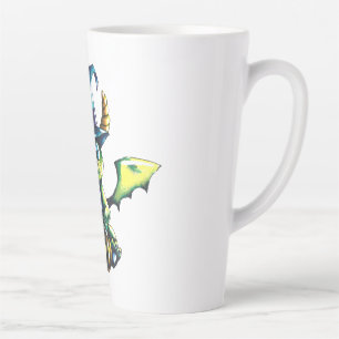 Magisches Halloween-Drachendesign Milchtasse