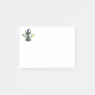Magisches Halloween-Drachendesign Post-it Klebezettel