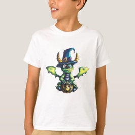 Magisches Halloween-Drachendesign T-Shirt