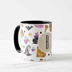Magisches Halloween Wasserfarbenspiel Tasse