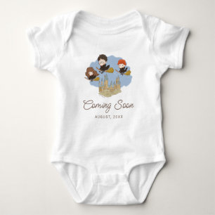 Magisches Harry Potter & Hogwarts Baby Ankündigung Strampler