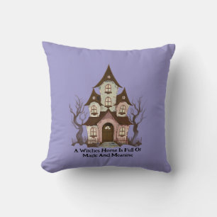 Magisches Hexenwald-Haus-Cottage-Heim Kissen