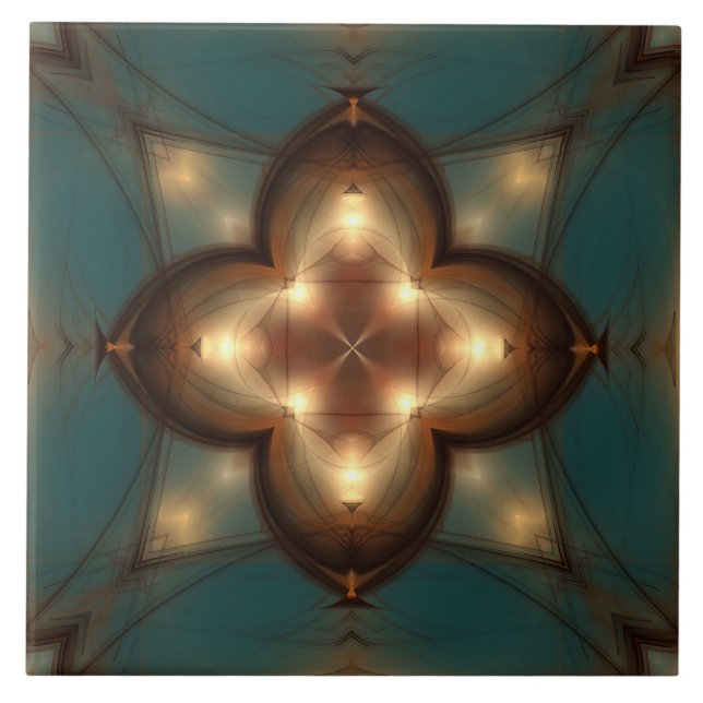 Magisches Hochglanzmuster Fliese (Vorderseite)